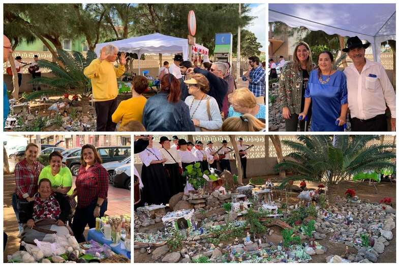 Imágenes del acto de inauguración del nacimiento de material reciclado (Foto TA)